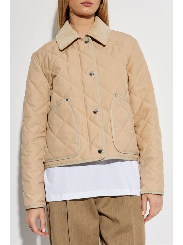 Quilted Classic Collar Jacket Beige - BURBERRY - BALAAN 4