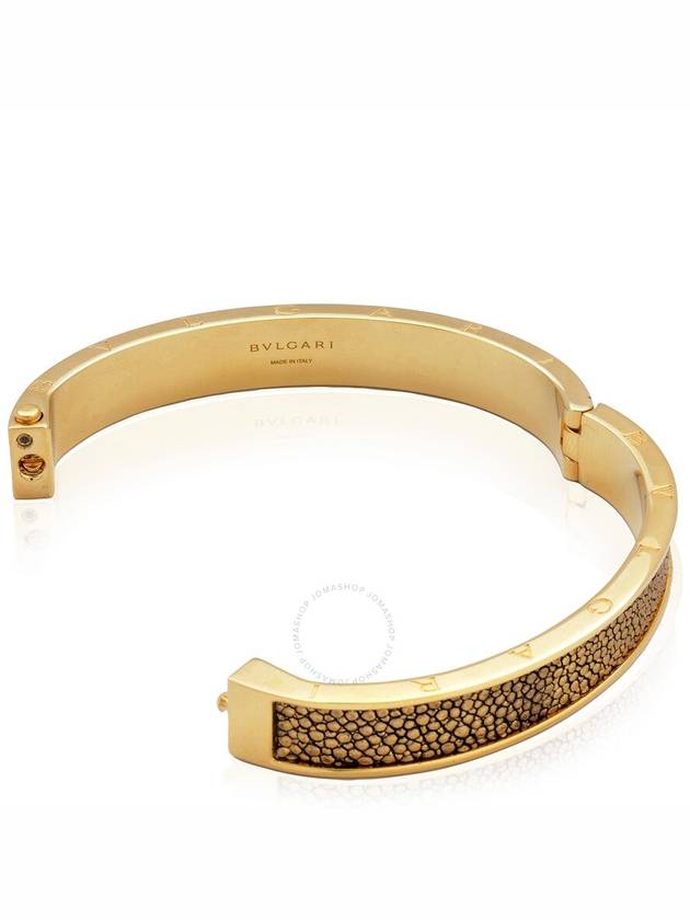 Bvlgari Gold-Plated Brass Bangle Bracelet, Size M - BVLGARI - BALAAN 3