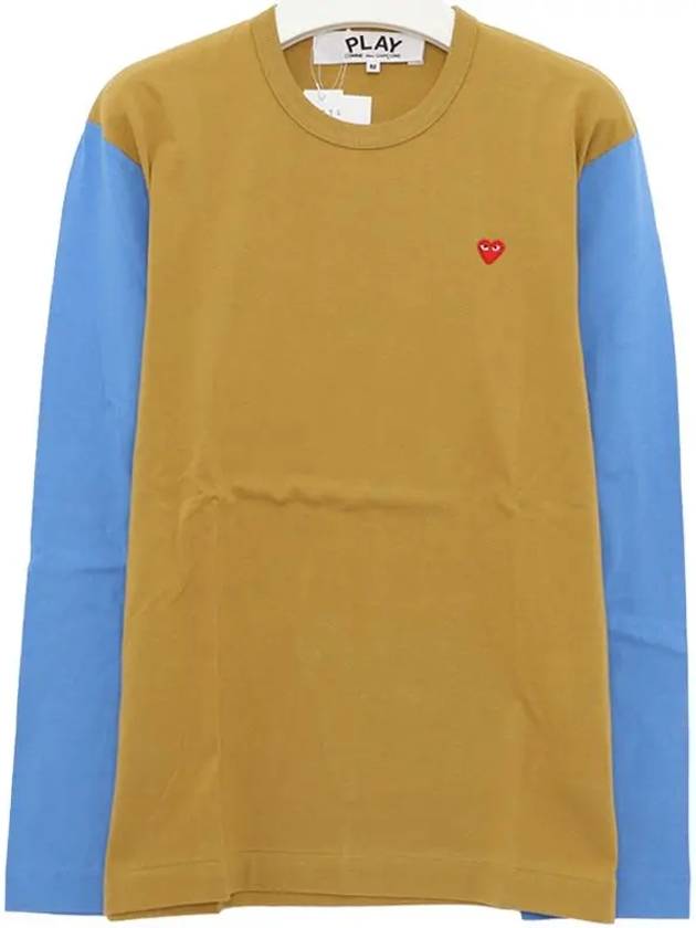 P1T316 ORANGE BLUE TShirt - COMME DES GARCONS - BALAAN 4