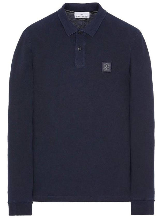 Compass Patch Polo Shirt Navy - STONE ISLAND - BALAAN 2