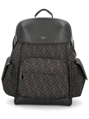 Drive FF Logo Backpack Black - FENDI - BALAAN 1