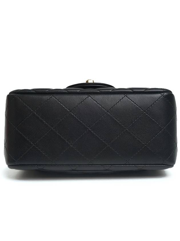 Classic Mini Flap Cross Bag Gold Metal Black - CHANEL - BALAAN 7