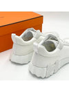 Bouncing Sneakers Mesh Suede Goatskin Blanc - HERMES - BALAAN 5