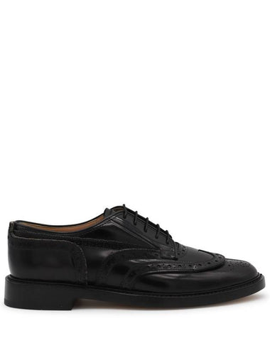 Maison Margiela Black Leather Tabi Lace Up Shoes - MAISON MARGIELA - BALAAN 1