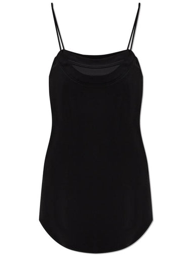 Balmain Strappy Top, Women's, Black - BALMAIN - BALAAN 1