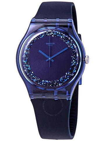 Swatch Blusparkles Blue Crystal Dial Ladies Watch SUON134 - SWATCH - BALAAN 1