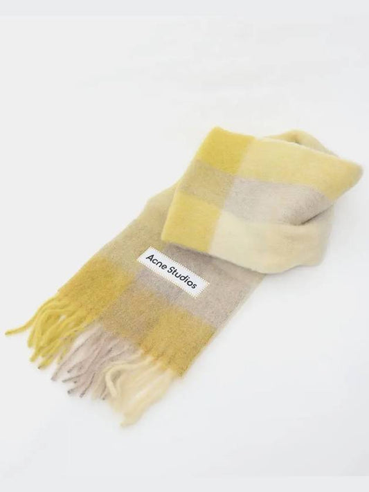 Muffler Scarf CA0084CQX BEIGE YELLOW - ACNE STUDIOS - BALAAN 2