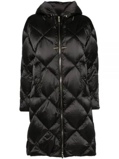 Trefe Hooded Long Padding Black - MAX MARA - BALAAN 2