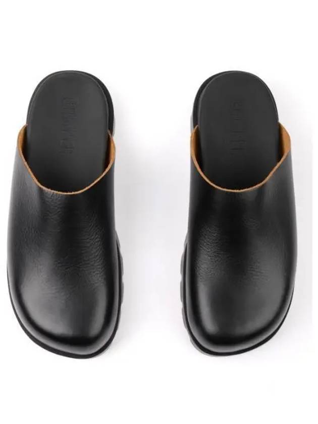 Brutus Leather Clog Slippers Black - CAMPER - BALAAN 2