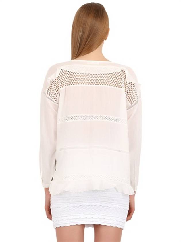 Isabel Marant Etoile VOILE CROCHET Shirt - ISABEL MARANT - BALAAN 3