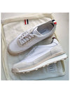 Alumni Eco Nylon Sneaker Tonal White Fun Mix - THOM BROWNE - BALAAN 4