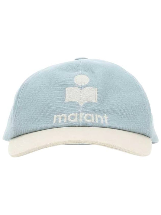 Tyrone Cotton Ball Cap Blue - ISABEL MARANT - BALAAN 2