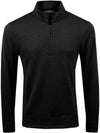 Men's Golf Dri Fit Player Half Zip Long Sleeve T-Shirt Black - NIKE - BALAAN 2