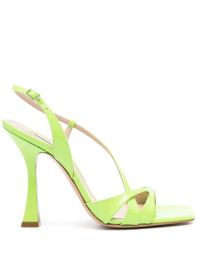 Casadei Geraldine 110Mm Leather Sandal - CASADEI - BALAAN 1