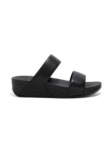 Women's Lulu Leather Slippers Black - FITFLOP - BALAAN 1