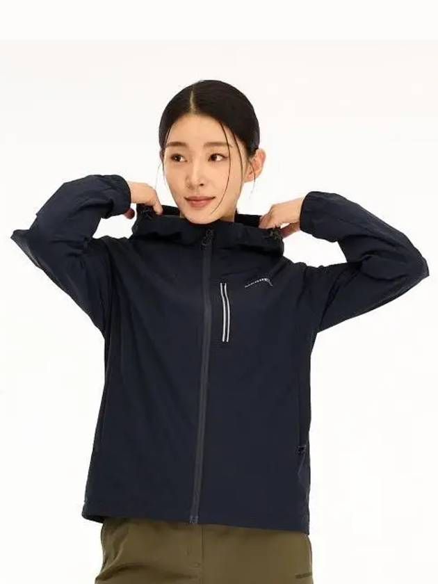 MERRELL WOMEN Trail Running Jacket NAVY - MERRYMOTIVE - BALAAN 1