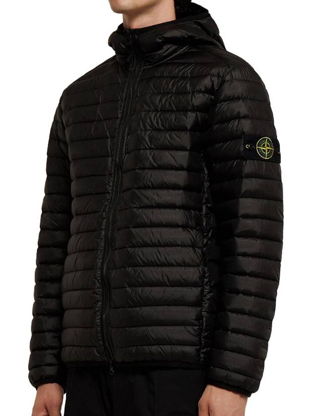 Loom Woven Chambers R-Nylon Down-TC Packable Jacket Black - STONE ISLAND - BALAAN 4