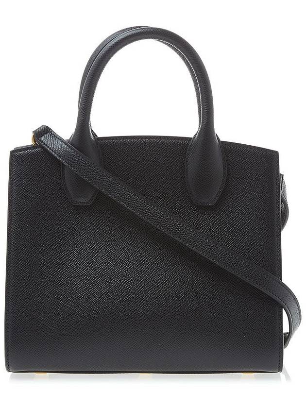 Gancini Studio Box Tote Bag Black Bonbon - SALVATORE FERRAGAMO - BALAAN 4