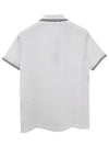 Stretch Cotton Pique Short Sleeve Polo Shirt White - STONE ISLAND - BALAAN 8