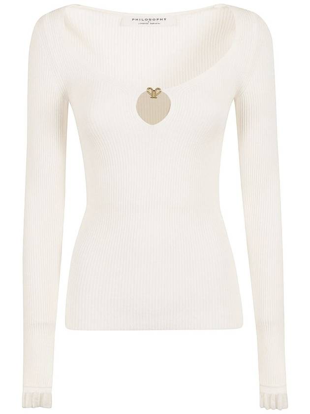 Philosophy By Lorenzo Serafini Sweaters White - PHILOSOPHY DI LORENZO SERAFINI - BALAAN 1