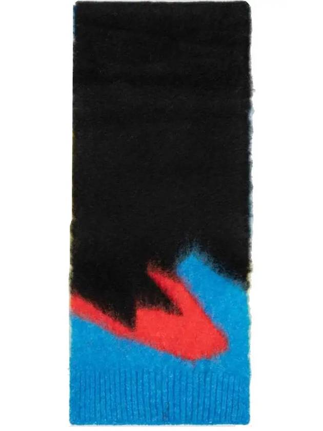 Anagram Patch Color Block Intarsia Muffler - LOEWE - BALAAN 4