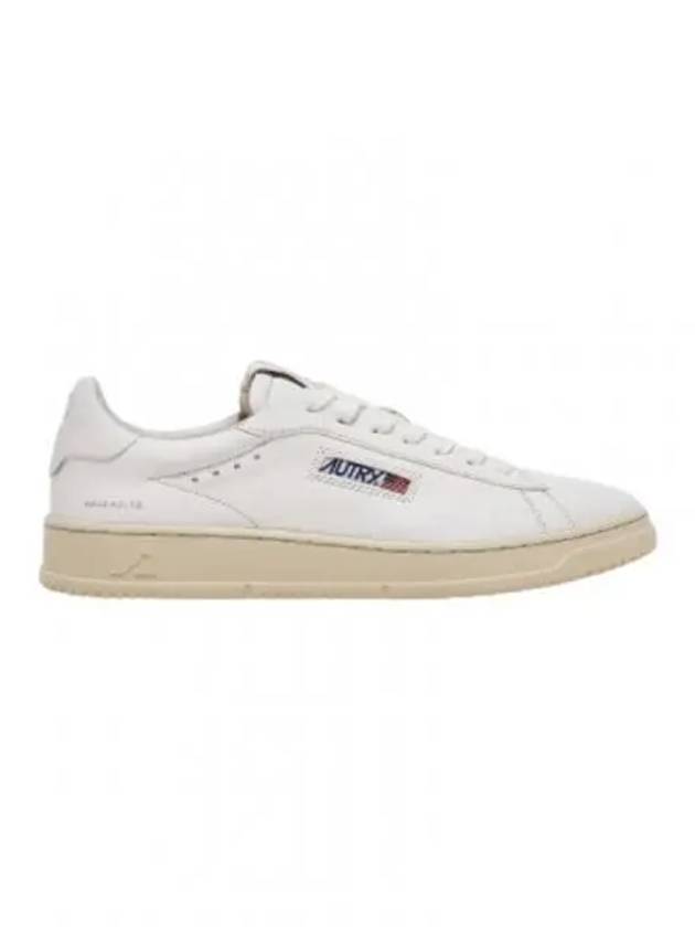 Dallas White Tab Leather Low Top Sneakers White - AUTRY - BALAAN 2