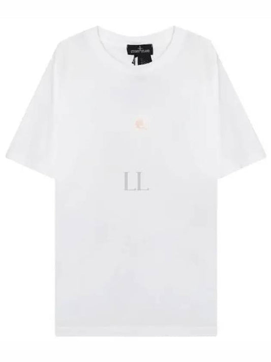 Shadow Project Logo T-Shirt White - STONE ISLAND - BALAAN 2