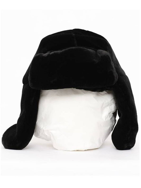 Ear Flap Ball Cap Hat Black - MOOSE KNUCKLES - BALAAN 1