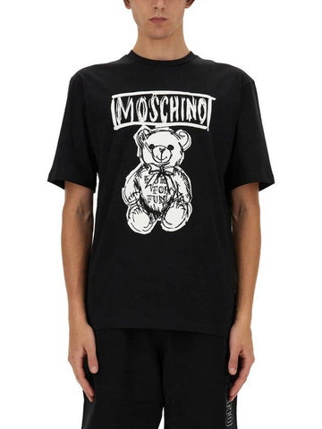 COTTON T-SHIRT - MOSCHINO - BALAAN 1