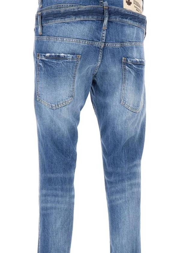 Medium Washing Pocket Layered Cool Guy Jeans Blue - DSQUARED2 - BALAAN 5