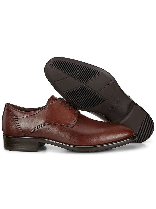 City Tray Leather Derby Brown - ECCO - BALAAN 3