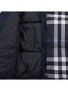 Night Check Crop Padding Dark Charcoal Blue - BURBERRY - BALAAN 9