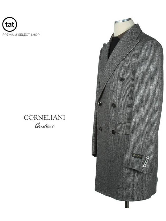 Silk virgin wool double coat - CORNELIANI - BALAAN 2