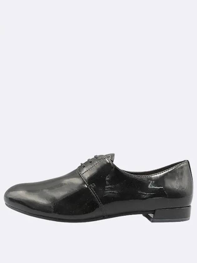 DNC645 Black Patent Leather Lace Up Shoes 230MM - PRADA - BALAAN 4