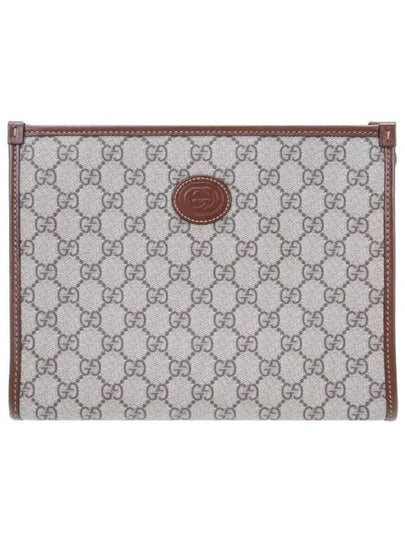 Interlocking G Beauty Case Clutch Bag Beige - GUCCI - BALAAN 2