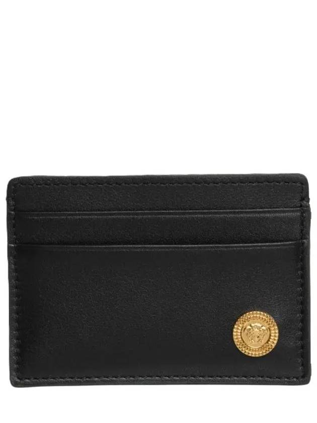 Circle Medusa Logo Two-tier Card Wallet Black - VERSACE - BALAAN 2