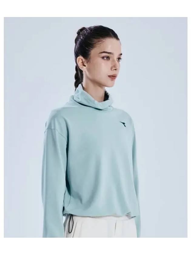 Diadora Tech Warm up Sweatshirt Women MINT - DIADORA - BALAAN 1