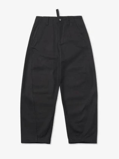 Ackerman curve leg denim pants black AKERMANSNW747BLACK - STUDIO NICHOLSON - BALAAN 1