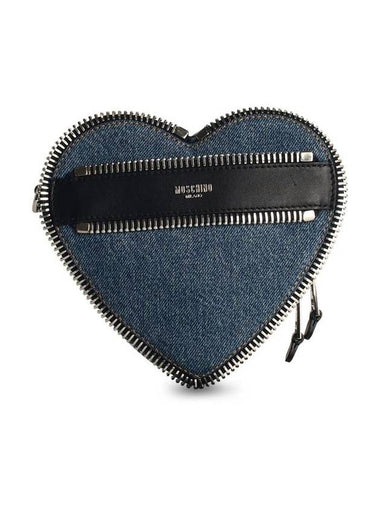 Moschino Blue Denim Crossbody Bag - MOSCHINO - BALAAN 1