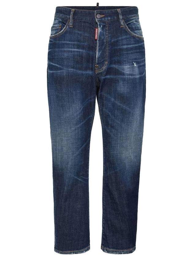 Mid Rise Straight Jeans Navy - DSQUARED2 - BALAAN 2