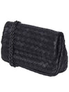 Intrecciato Shoulder Bag Black - BOTTEGA VENETA - BALAAN 2