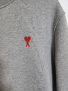 M Heart Common Sweatshirt BFUSW001 730 - AMI - BALAAN 2