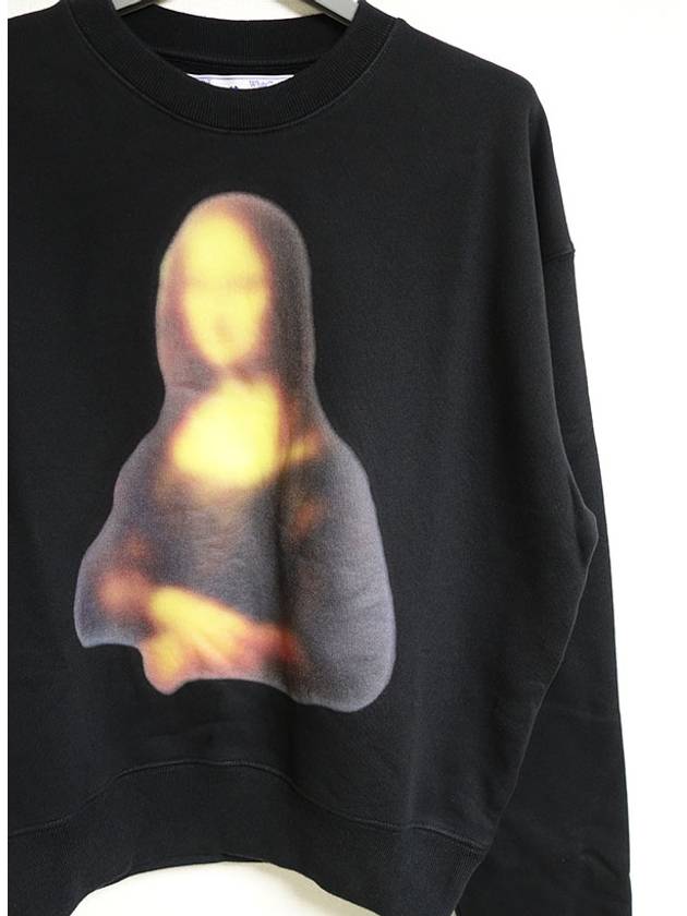 Blood Mona Lisa Over Sweatshirt OMBA035F20FLE004 - OFF WHITE - BALAAN 5