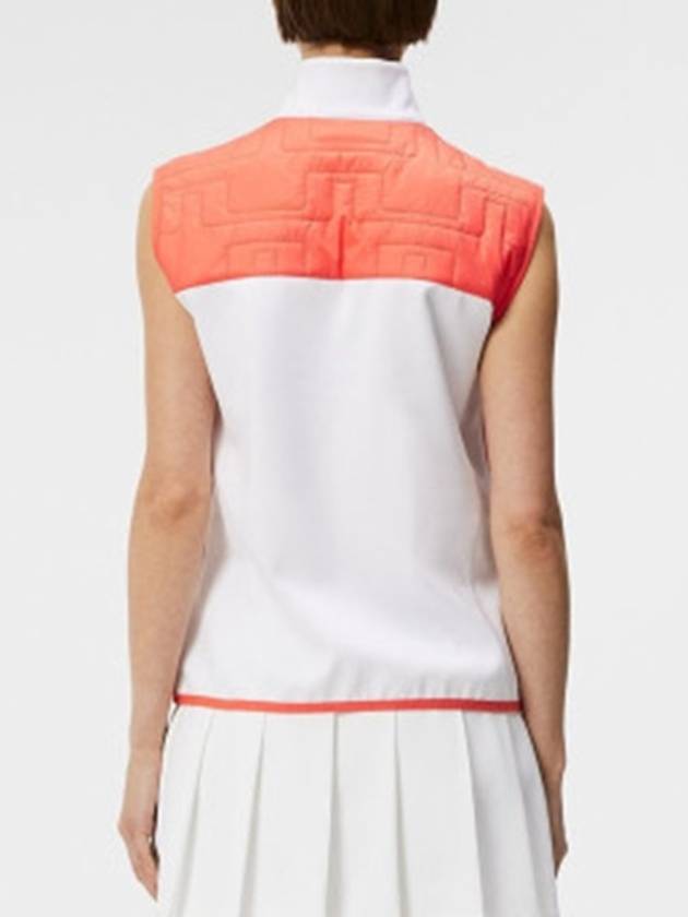 Golf Lightweight Stefania Hybrid Vest GWOW11228 Hot Coral - J.LINDEBERG - BALAAN 5