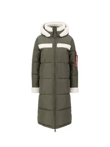 Women s Long Padded Jumper 108007 01 SAGE GREEN - ALPHA INDUSTRIES - BALAAN 1