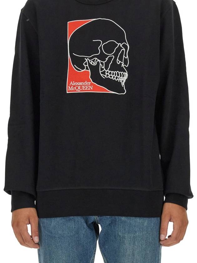 23 fw Crew Neck Sweatshirt WITH Skull Embroid 759152 QVX75 1000 B0230464413 - ALEXANDER MCQUEEN - BALAAN 5