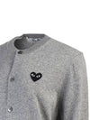 Heart Waffen Cardigan AX N023 051 2 LIGHT GRAY - COMME DES GARCONS - BALAAN 5