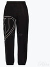 Mega Oval D Track Pant Black - DIESEL - BALAAN 2