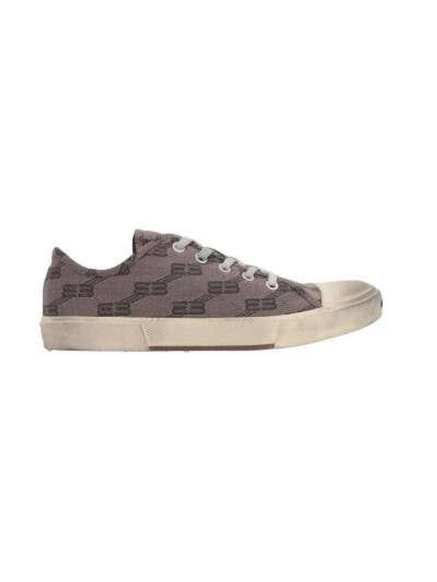 BB Monogram Low-Top Sneakers Grey - BALENCIAGA - BALAAN 3