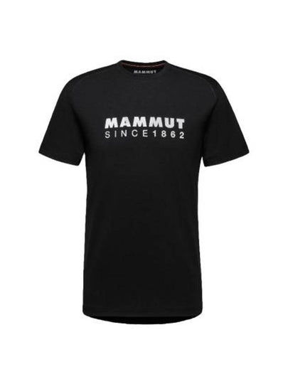 Trovat Logo Short Sleeve T-shirt Black - MAMMUT - BALAAN 2